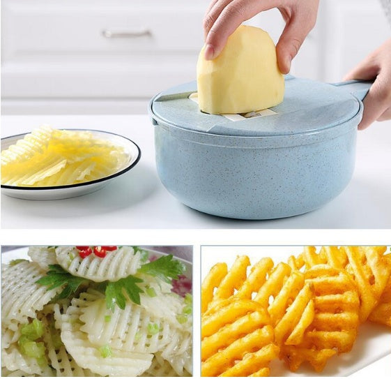 8 In 1 Mandoline Vegetable Slicer